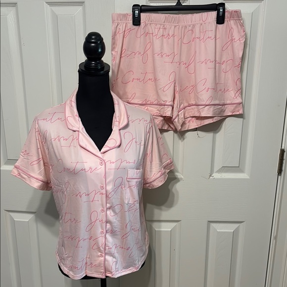 Juicy Couture 2 pc Pajama Short Set - Picture 1 of 10